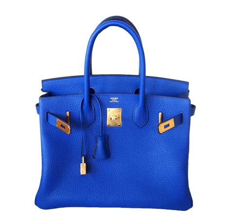 Hermes Birkin 30 Blue 